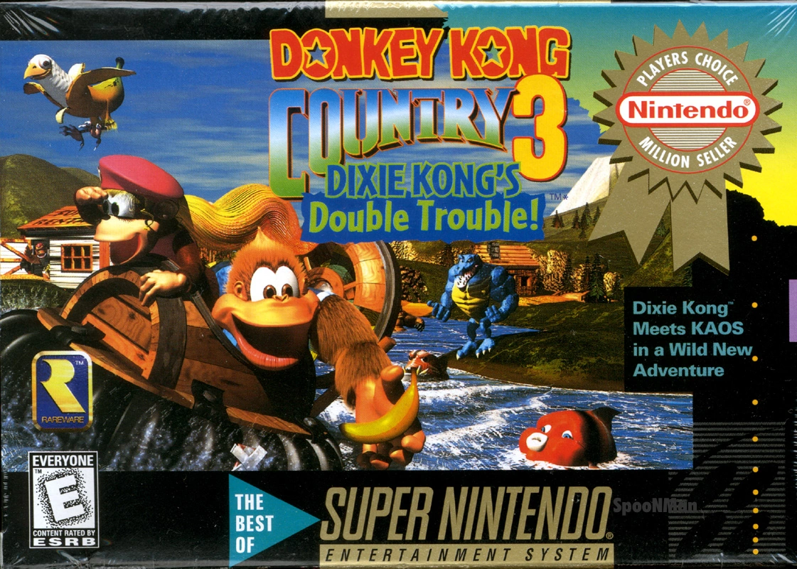 Donkey Kong Country 3 Dixie Kong’s Double Trouble! (1996)