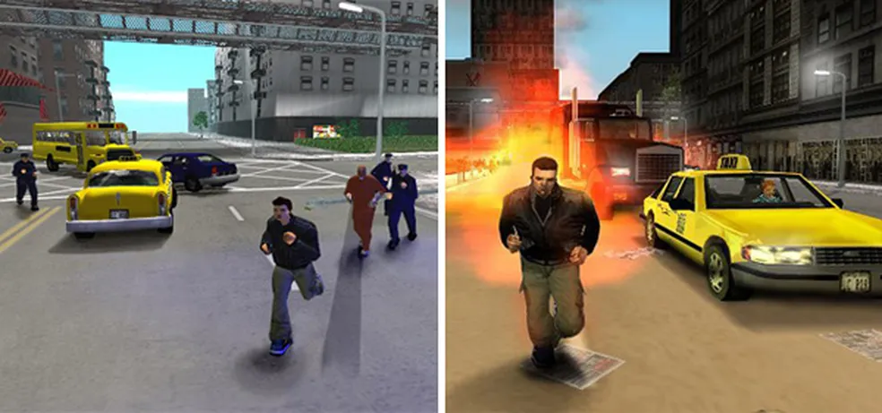 "Grand Theft Auto 3" (2001 - PC, PlayStation 2, Xbox, iOS, Android, PlayStation 4, Xbox One, PlayStation 5, Xbox Series X e S e Nintendo Switch)