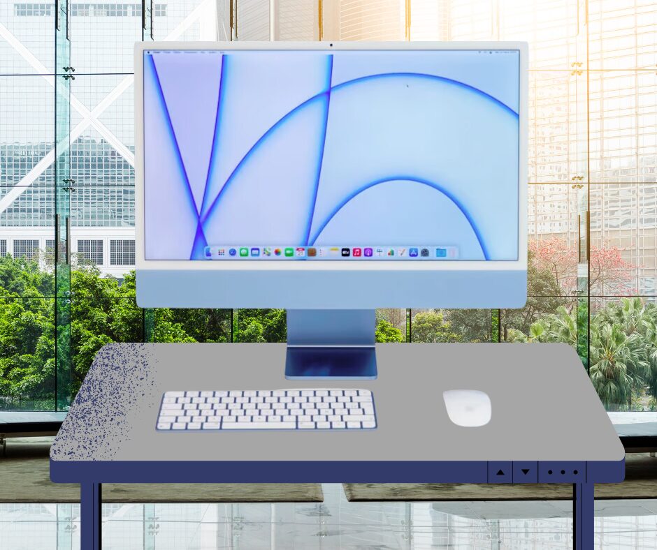 2. Apple iMac de 24 polegadas (Azul)